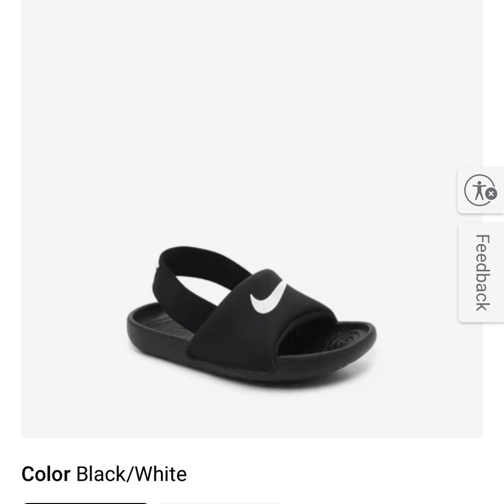 Nike toddler Kawa slide sandals